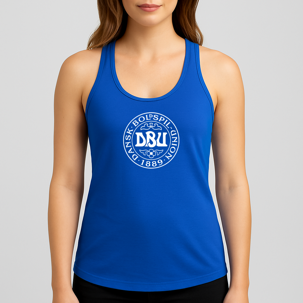Women's Denmark Soccer Racerback Tank Top