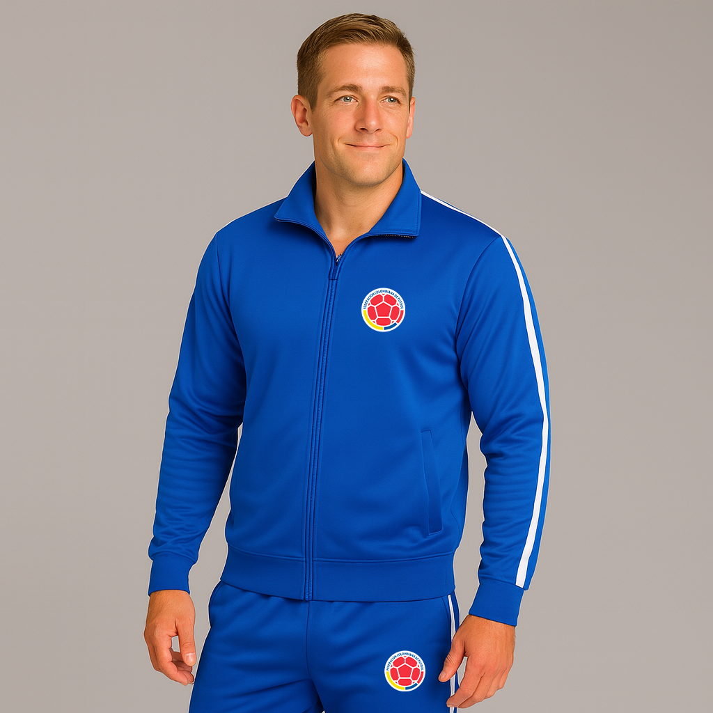 Men's Colombia National Soccer Team Dri-Fit TrackSuit