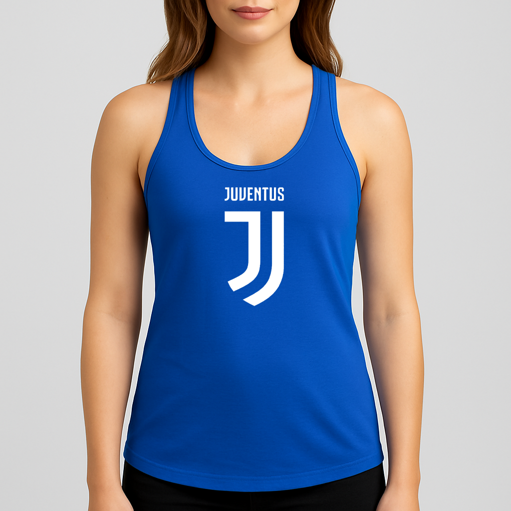 Women's Juventus Soccer Racerback Tank Top