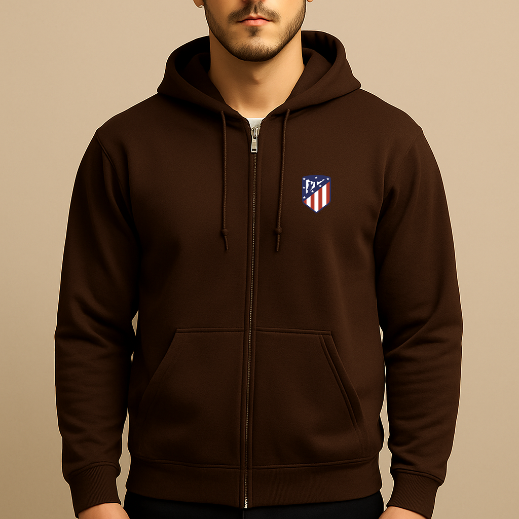 Men's Atletico Madrid FC Zipper Hoodie