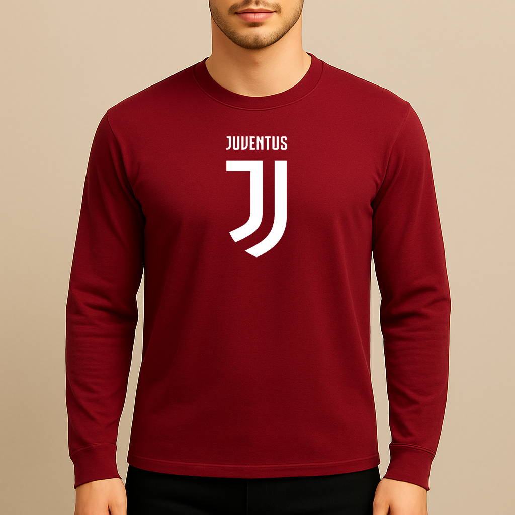 Men's Juventus Soccer Long Sleeve T-Shirt