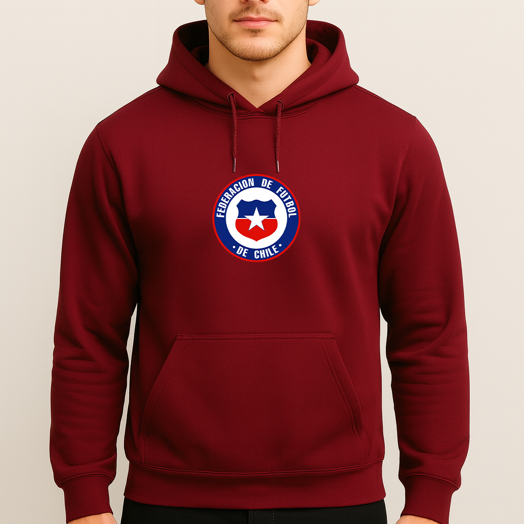 Men's Chile National Soccer Team Pullover Hoodie