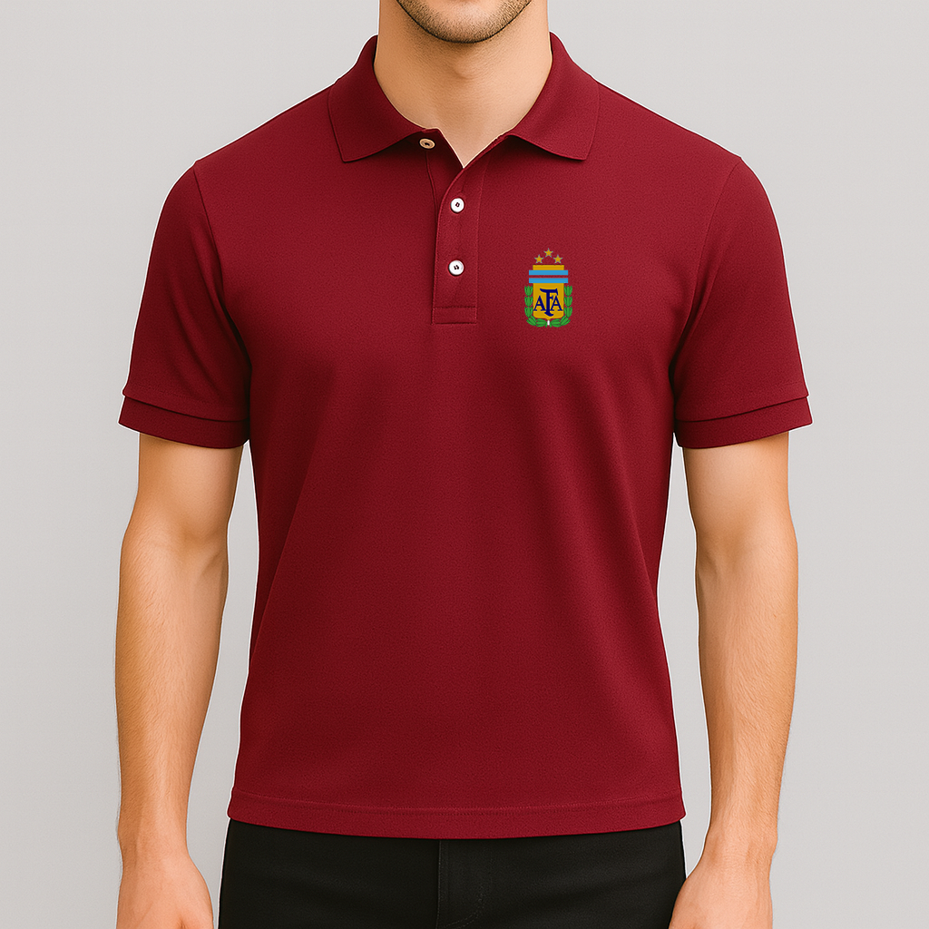Men's Argentina National Soccer Team Dry Blend Polo
