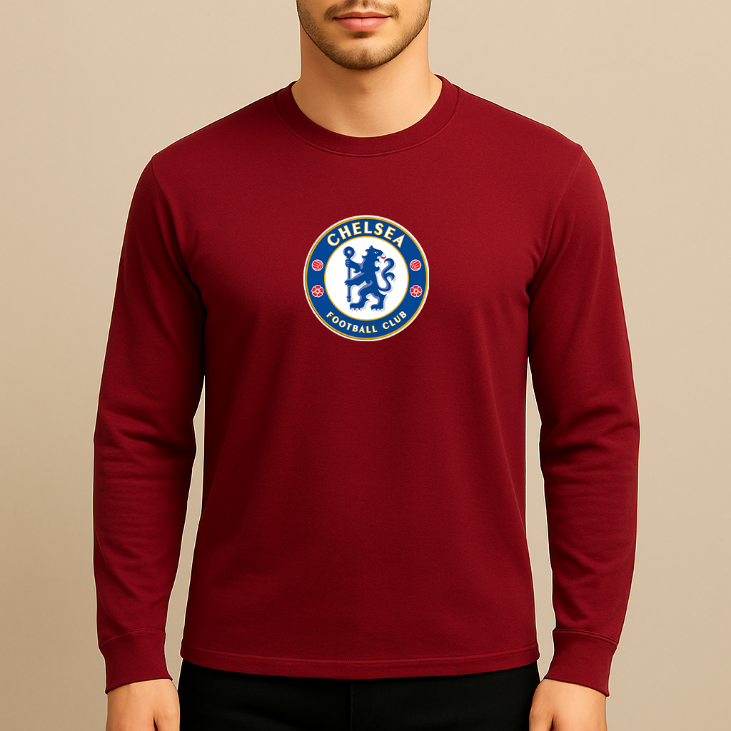 Men's Chelsea Soccer Long Sleeve T-Shirt