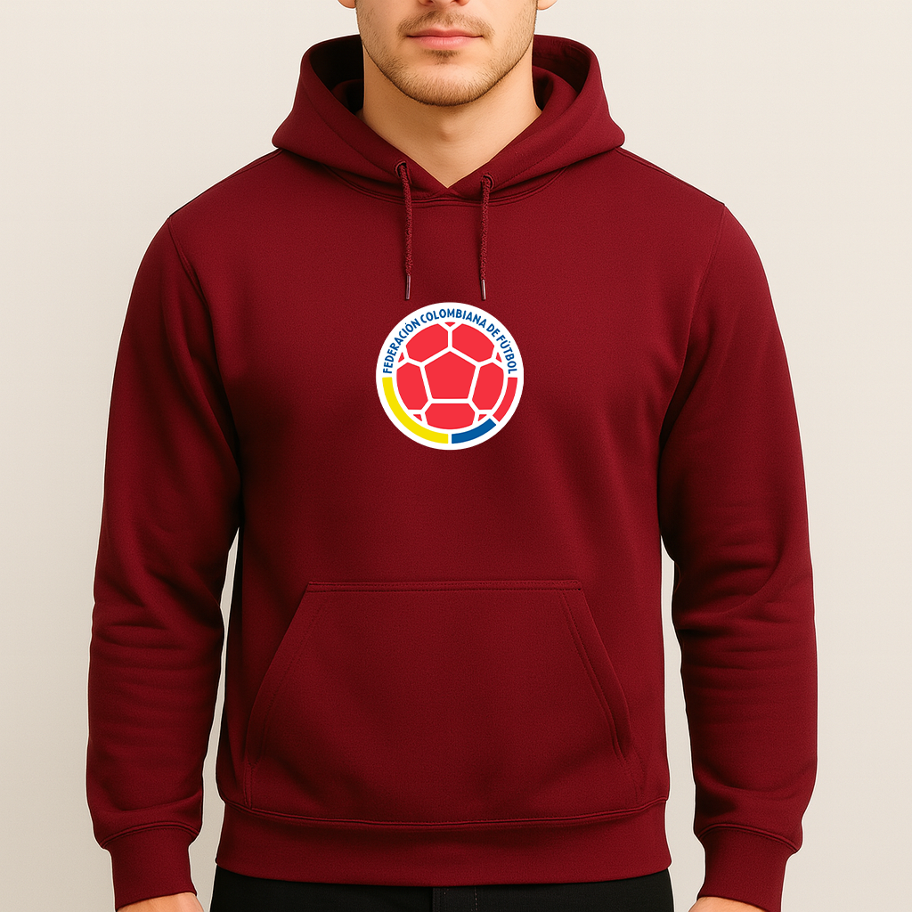 Men's Colombia National Soccer Team Pullover Hoodie