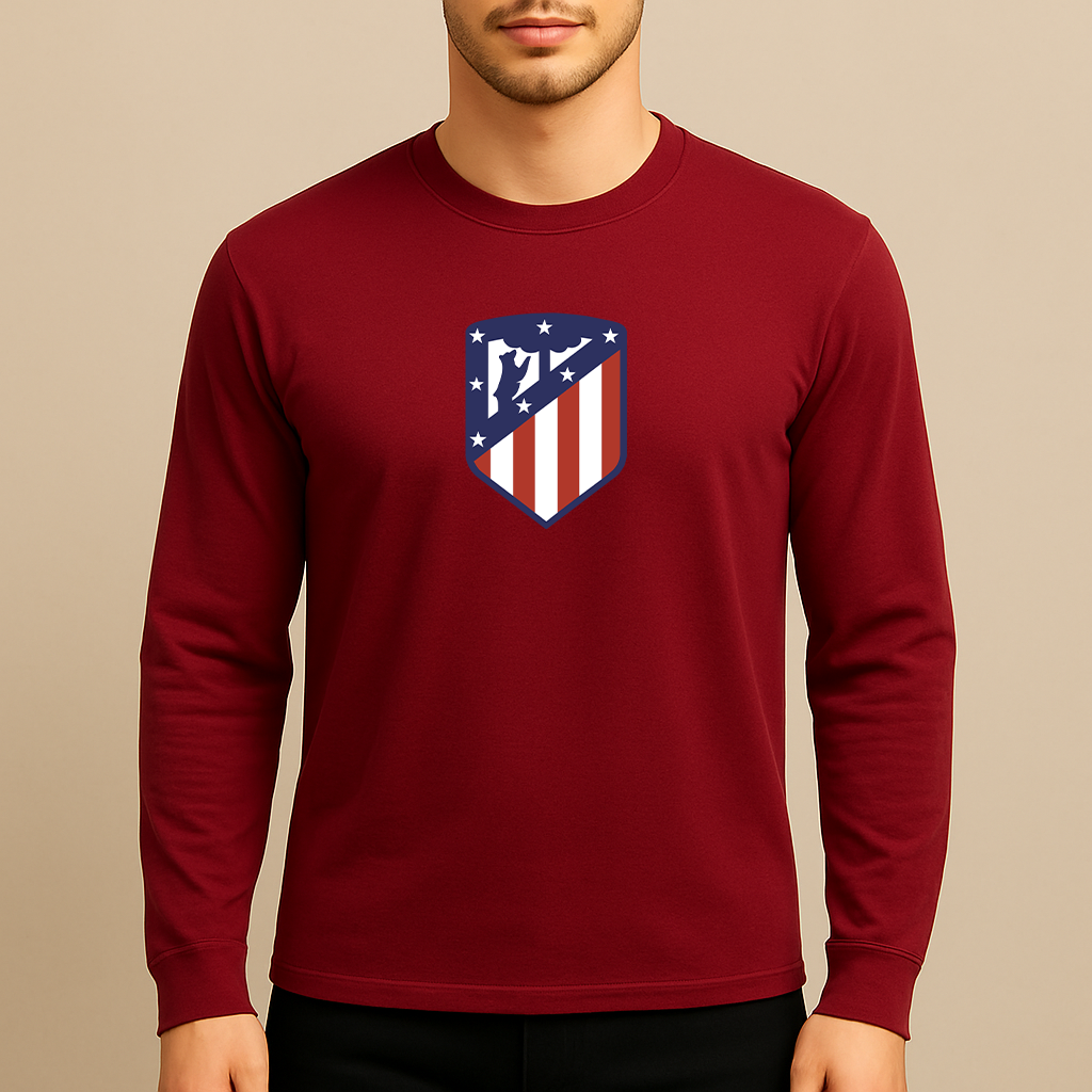 Men's Atletico Madrid FC Long Sleeve T-Shirt