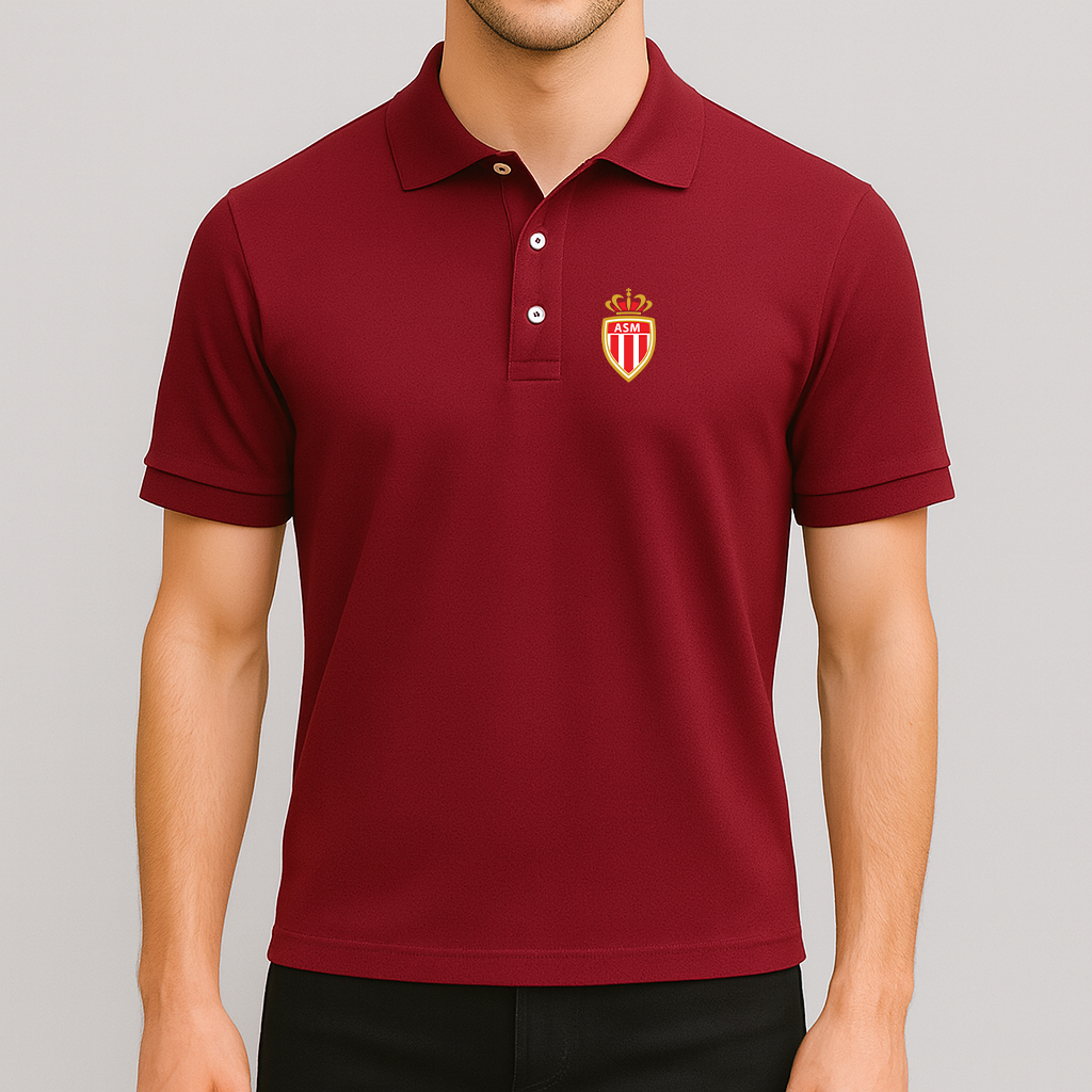 Men's AS Monaco FC Dry Blend Polo