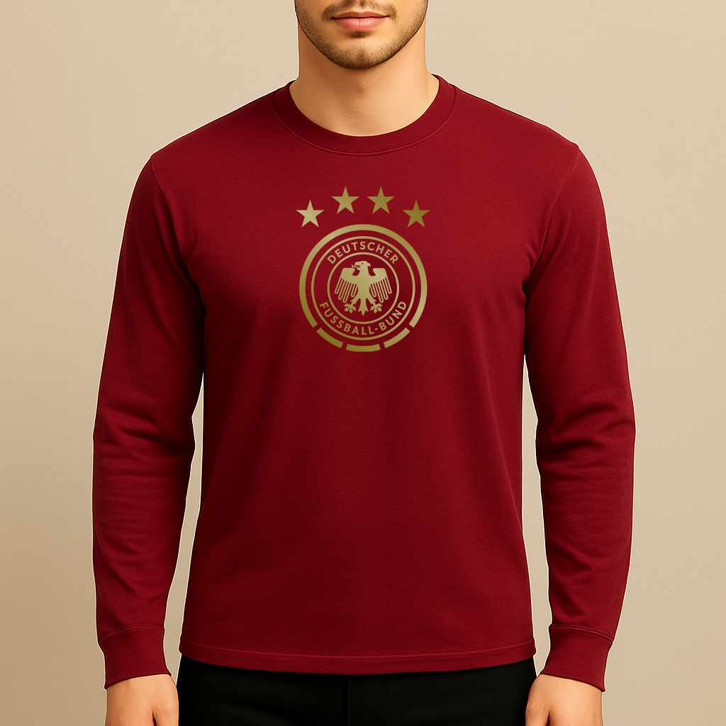 Men's Germany Soccer Long Sleeve T-Shirt