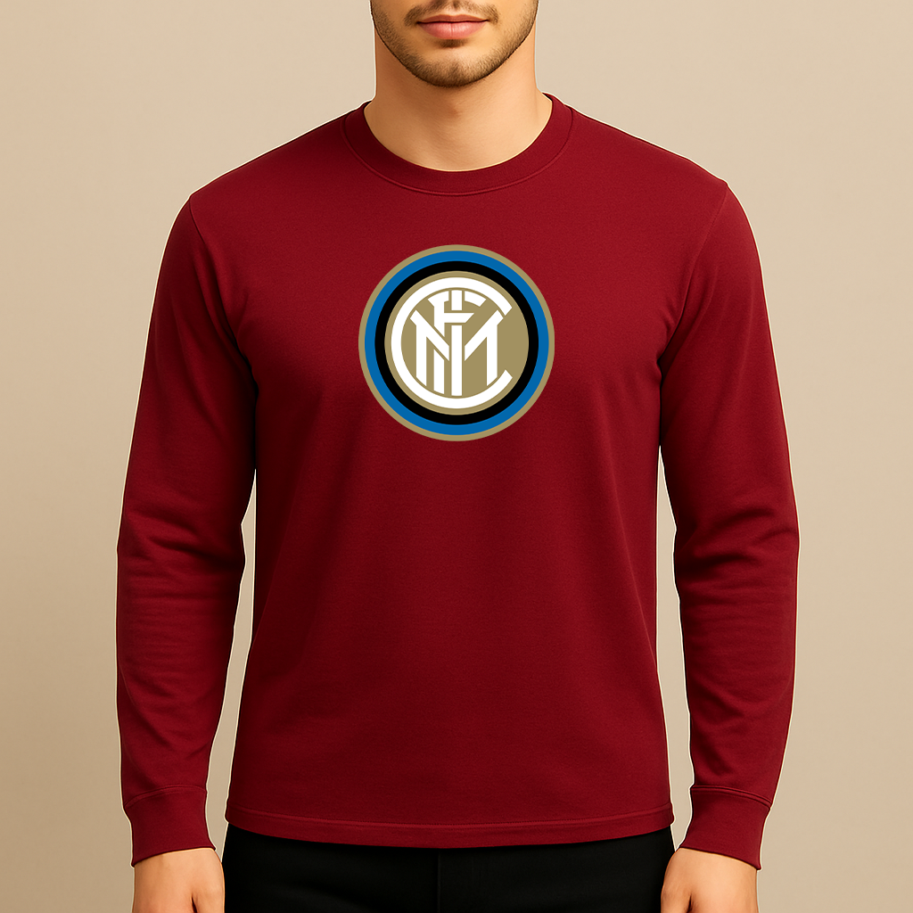 Men's Inter Milan Soccer Long Sleeve T-Shirt