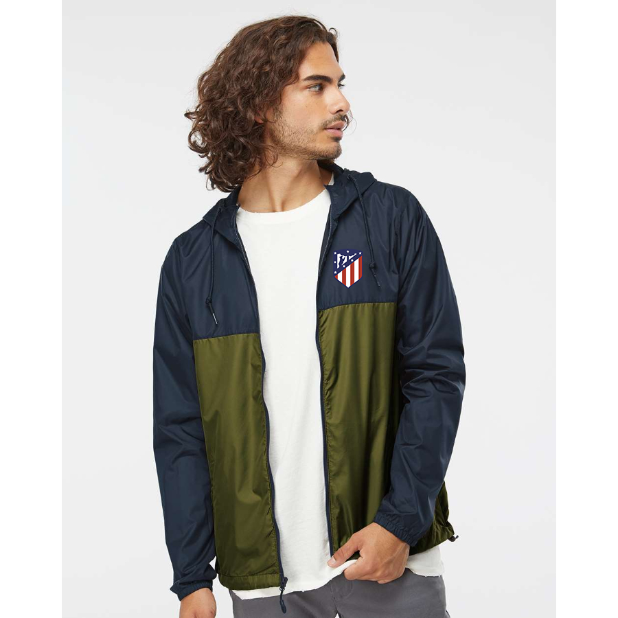 Men’s Atletico Madrid FC - Independent Trading Co. - Lightweight Windbreaker Full-Zip Jacket - EXP54LWZ