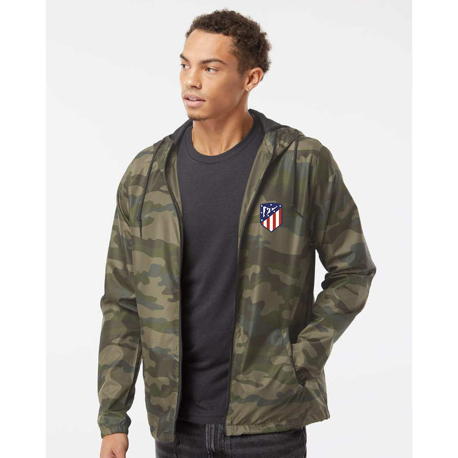 Men’s Atletico Madrid FC - Independent Trading Co. - Lightweight Windbreaker Full-Zip Jacket - EXP54LWZ