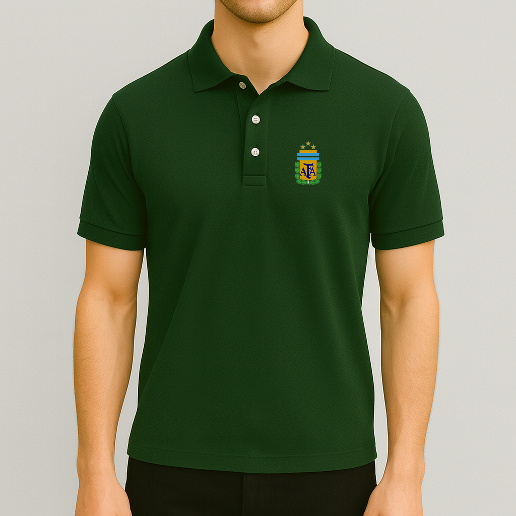 Men's Argentina National Soccer Team Dry Blend Polo