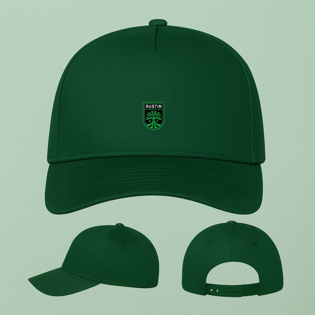 Austin FC Five Panel Twill Snapback Cap