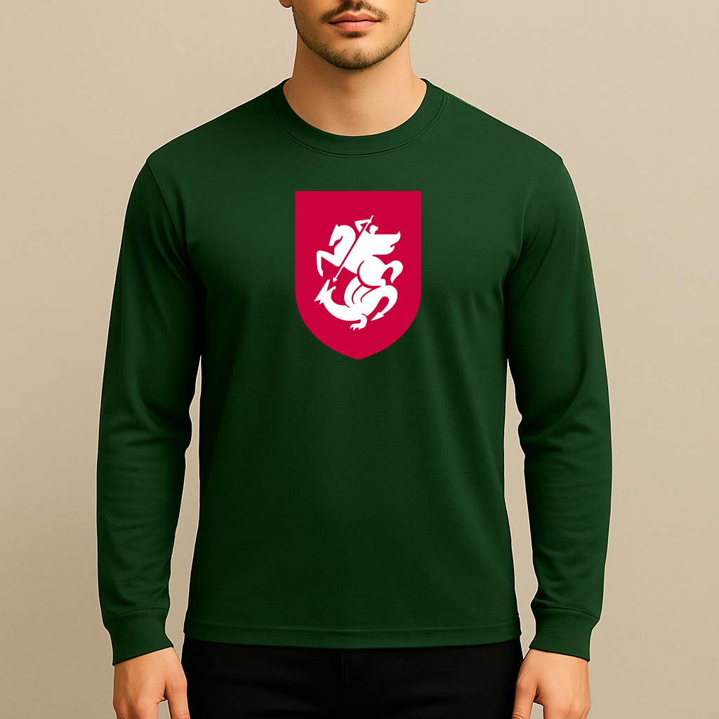Men's Georgia National Soccer Team Long Sleeve T-Shirt