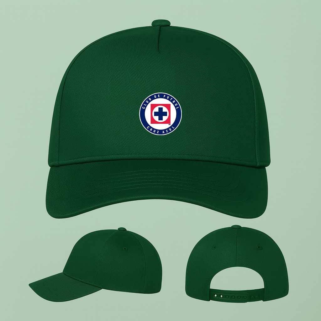 Cruz Azul Football Club Five Panel Twill Snapback Cap