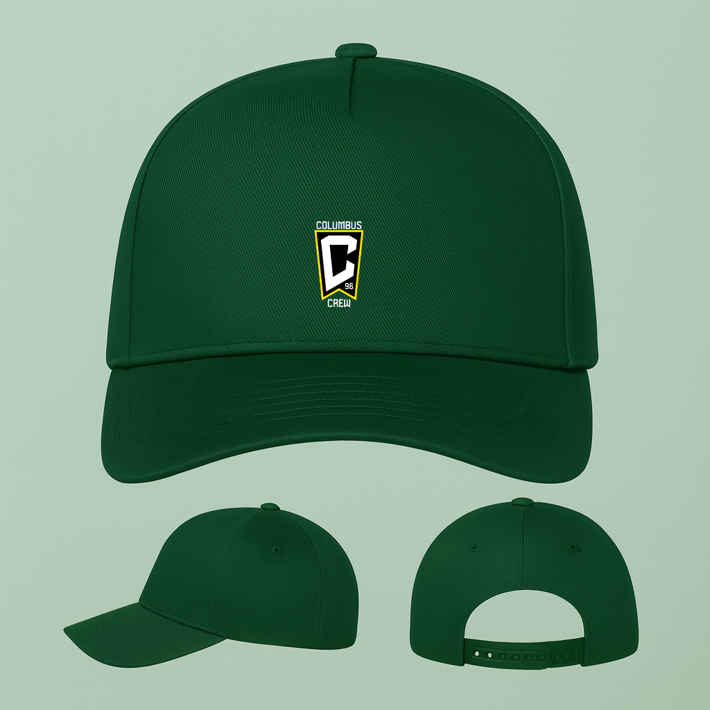 Columbus Crew FC Five Panel Twill Snapback Cap