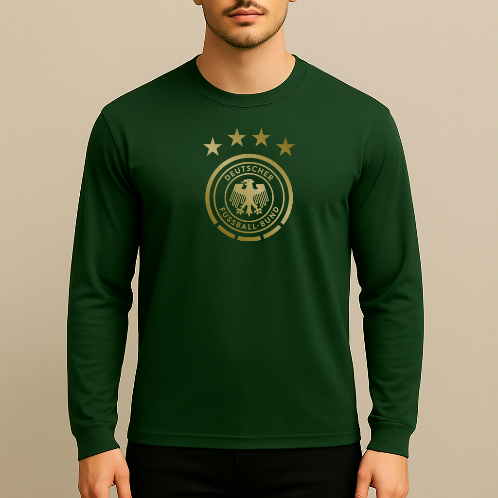 Men's Germany Soccer Long Sleeve T-Shirt