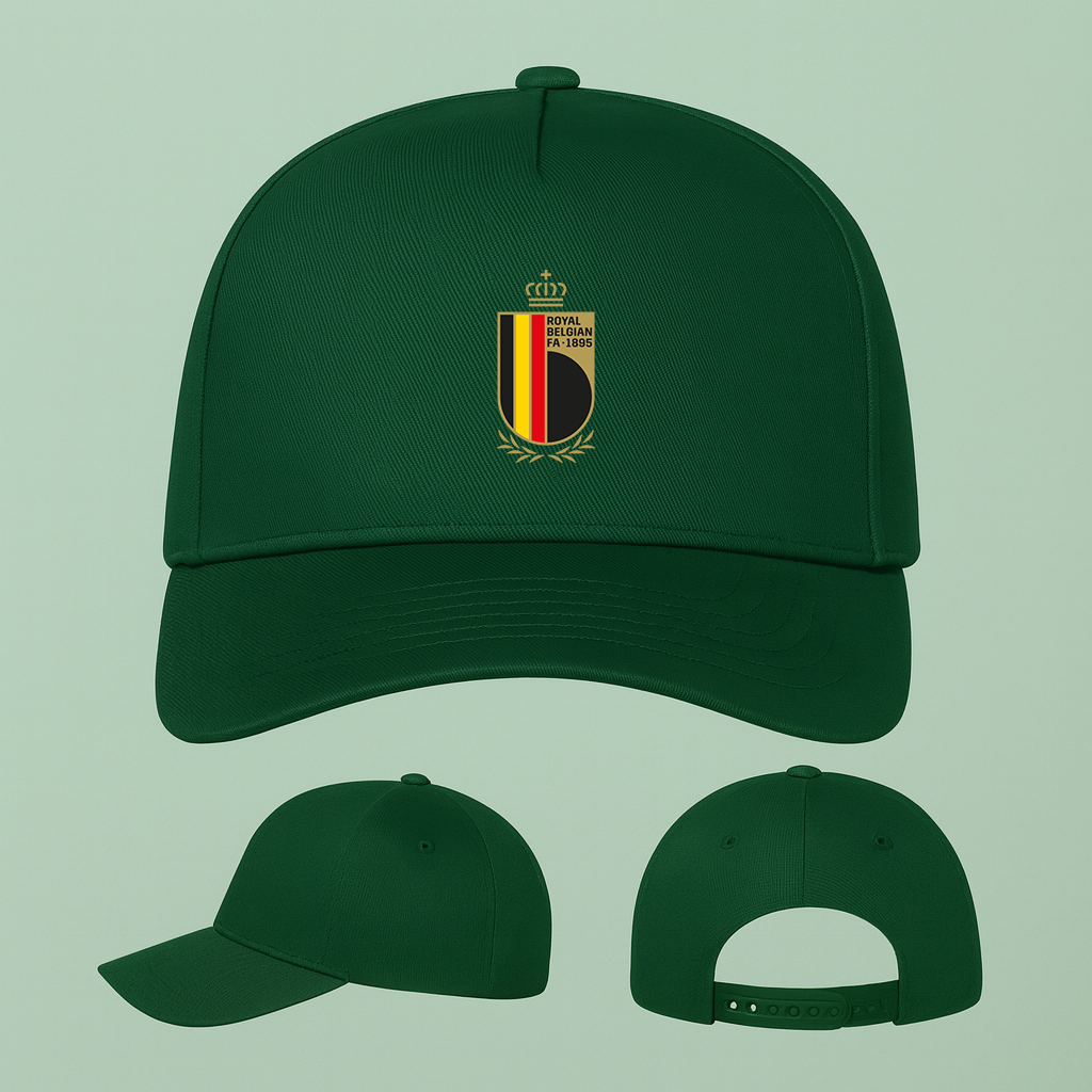 Belgium National Soccer Team Five Panel Twill Snapback Cap