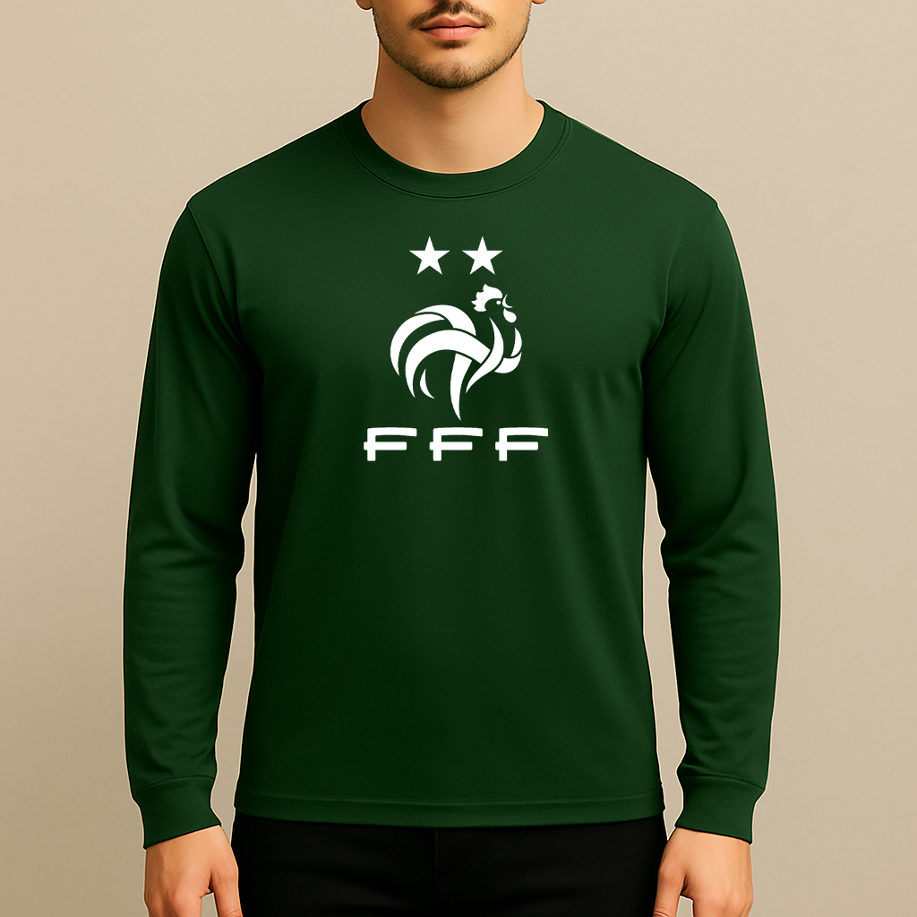 Men's France Soccer Long Sleeve T-Shirt