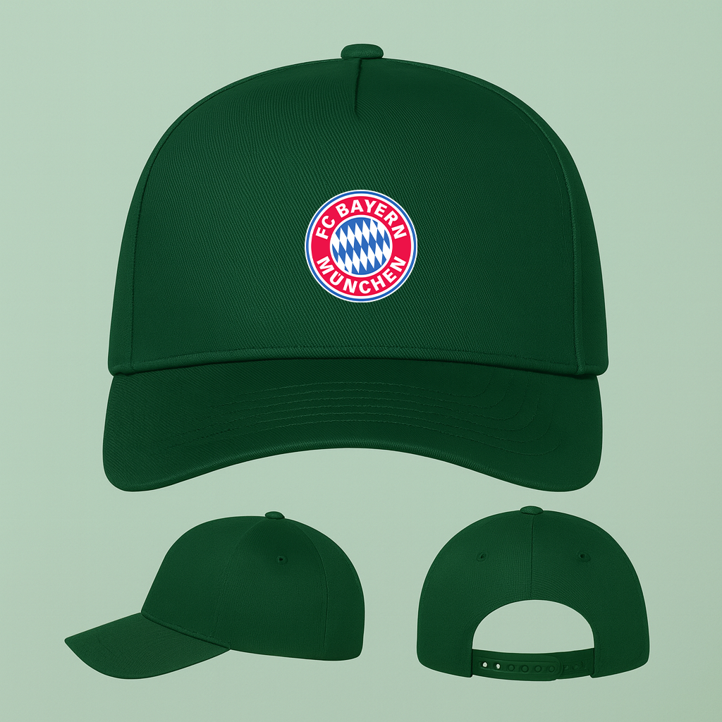 F.C. Bayern Munchen Soccer Five Panel Twill Snapback Cap