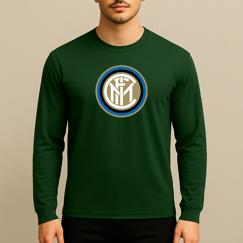 Men's Inter Milan Soccer Long Sleeve T-Shirt