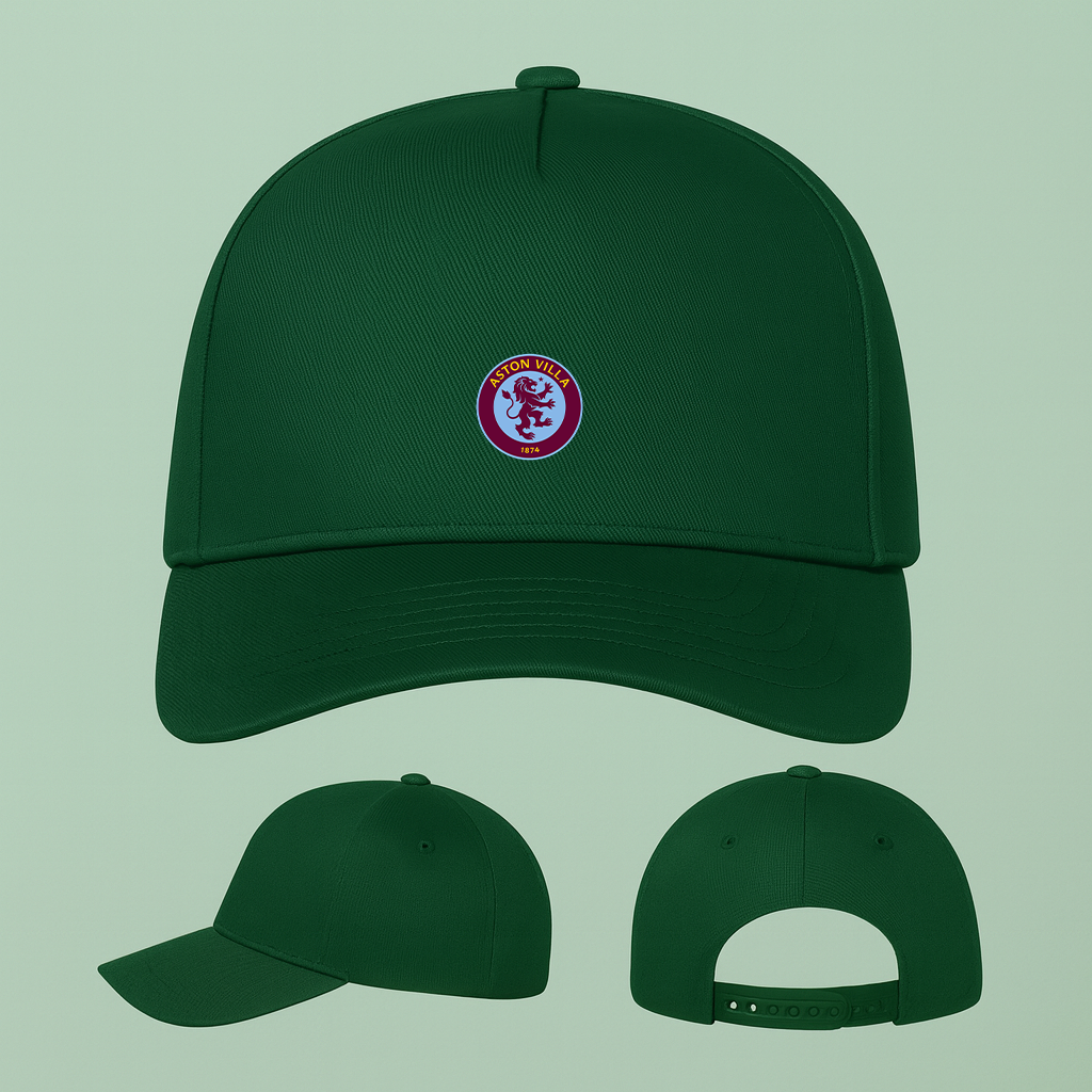Aston Villa FC Five Panel Twill Snapback Cap