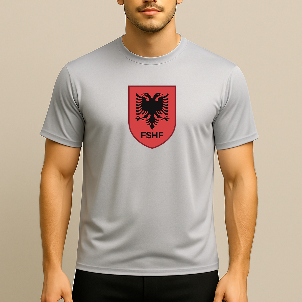 Men's Albania National Soccer Team Polyester T-Shirt