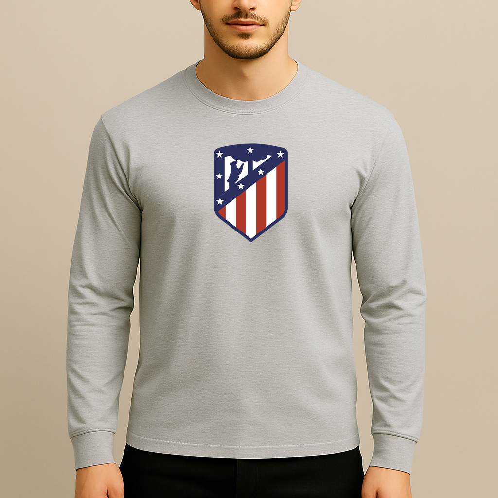 Men's Atletico Madrid FC Long Sleeve T-Shirt