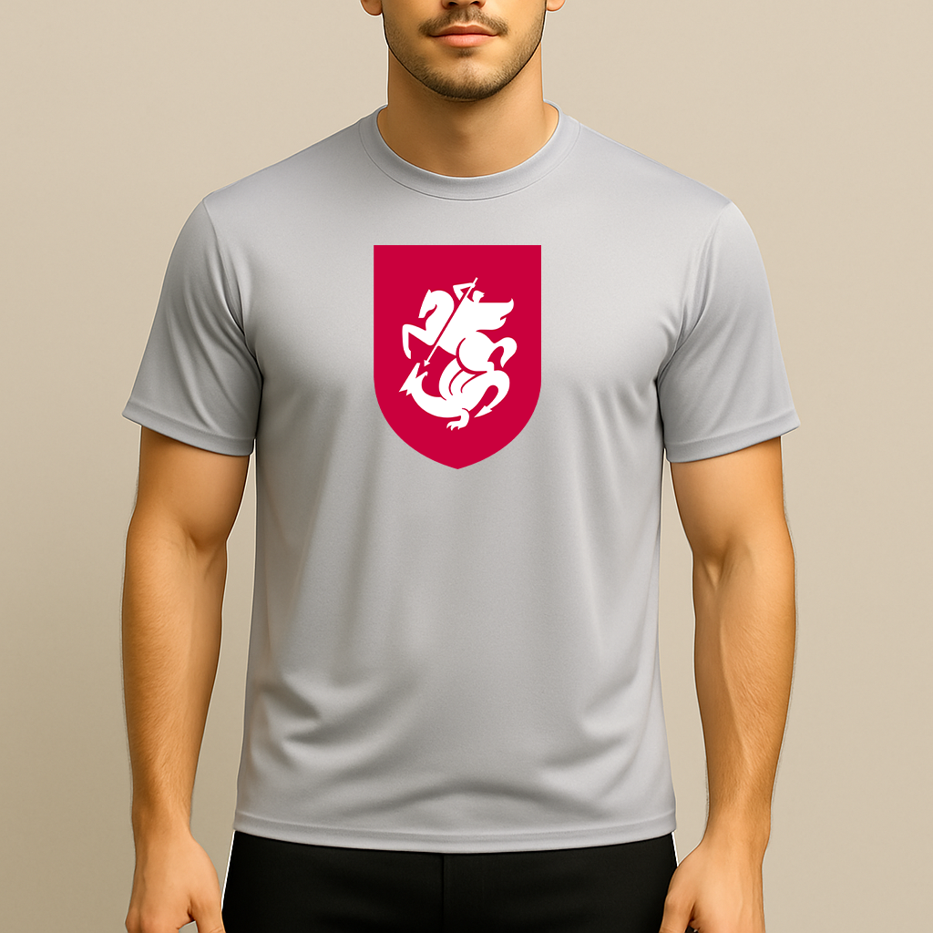 Men's Georgia National Soccer Team Polyester T-Shirt
