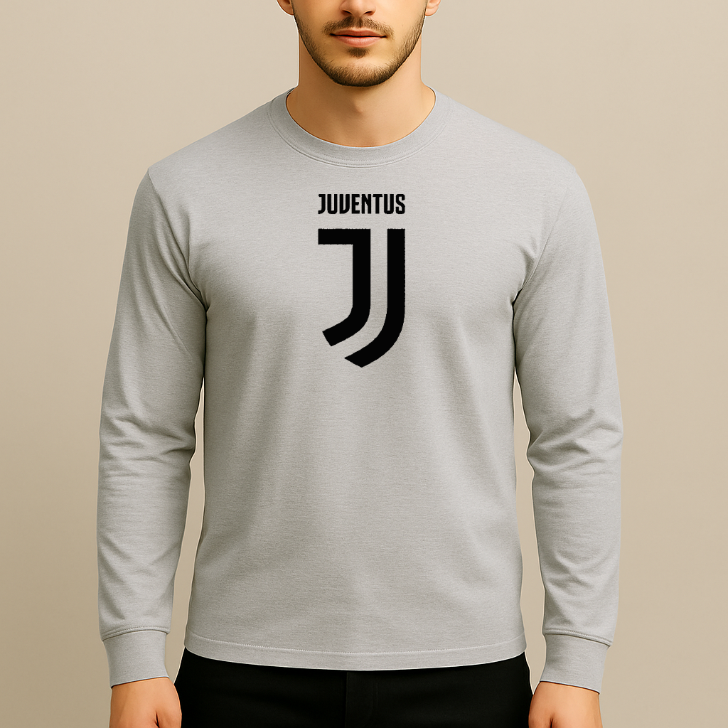 Men's Juventus Soccer Long Sleeve T-Shirt
