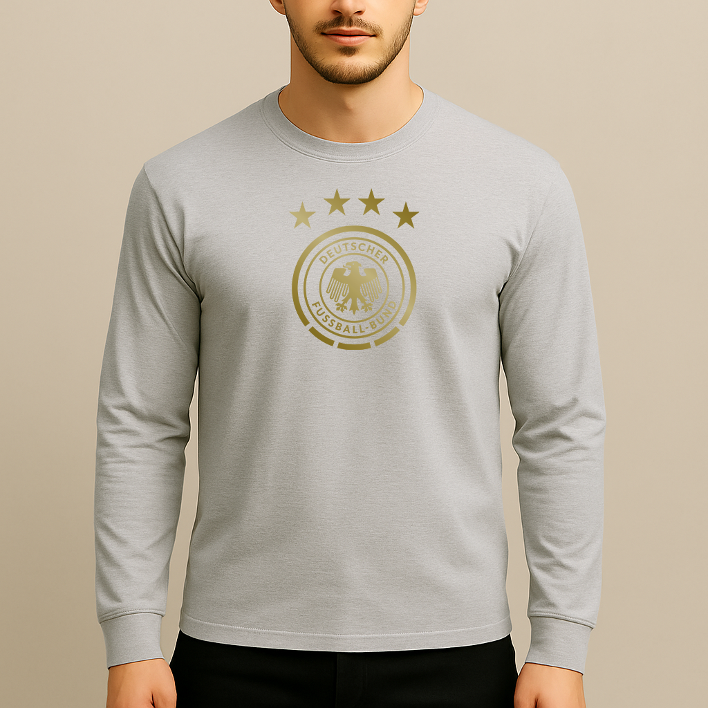 Men's Germany Soccer Long Sleeve T-Shirt