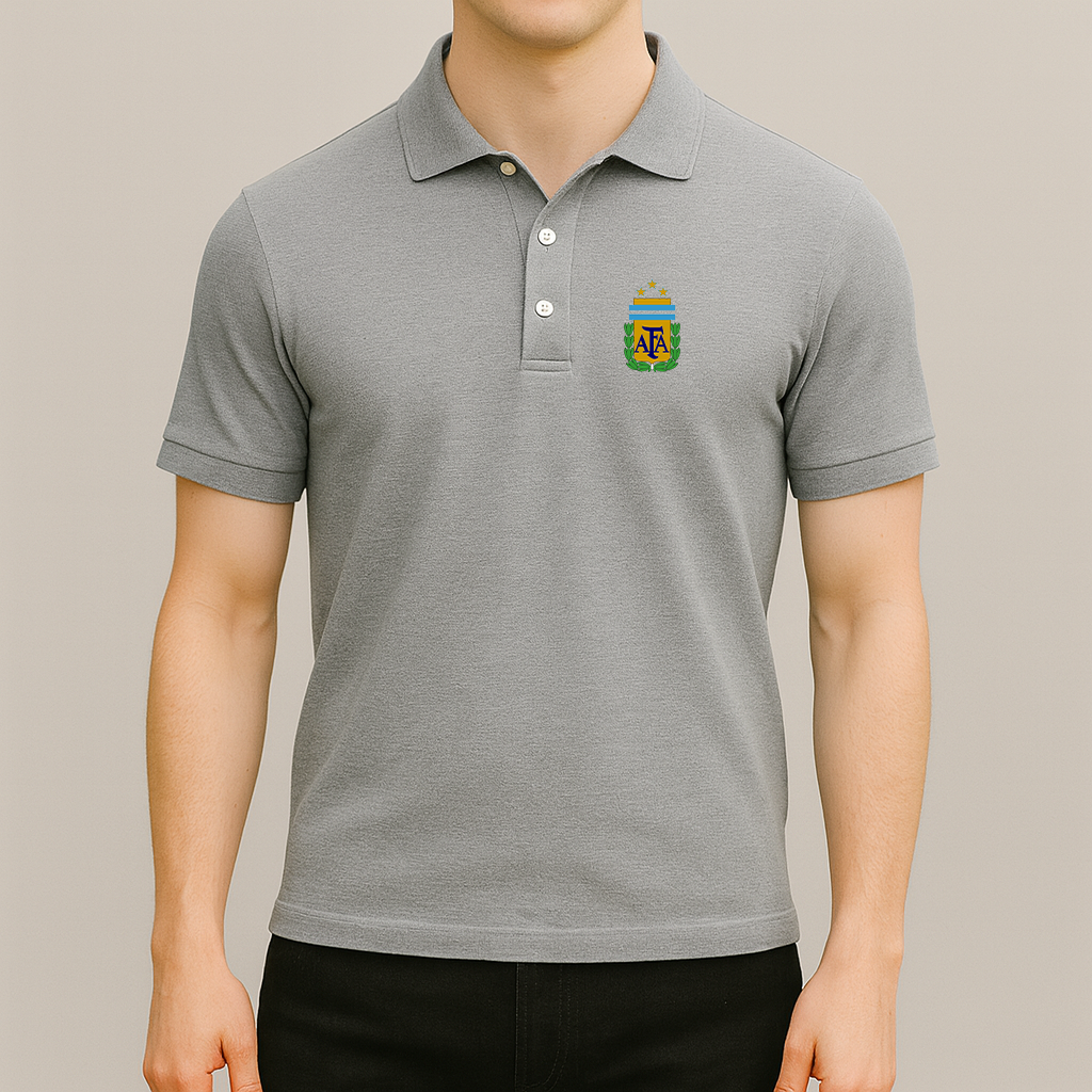 Men's Argentina National Soccer Team Dry Blend Polo