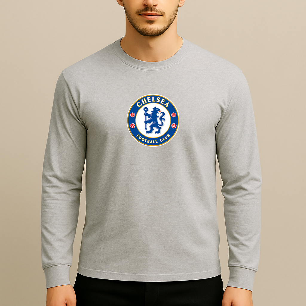 Men's Chelsea Soccer Long Sleeve T-Shirt