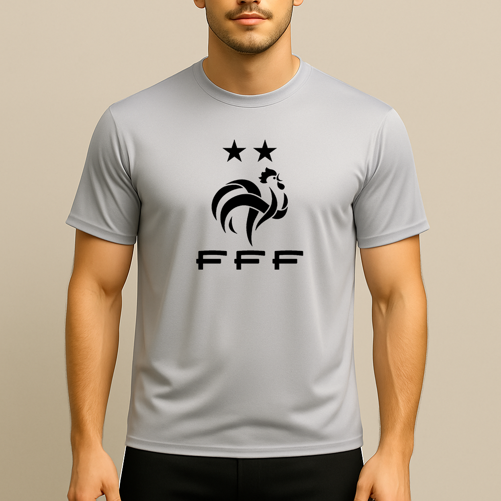 Men's France Soccer Polyester T-Shirt