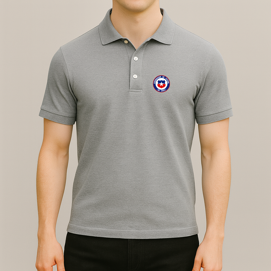 Men's Chile National Soccer Team Dry Blend Polo