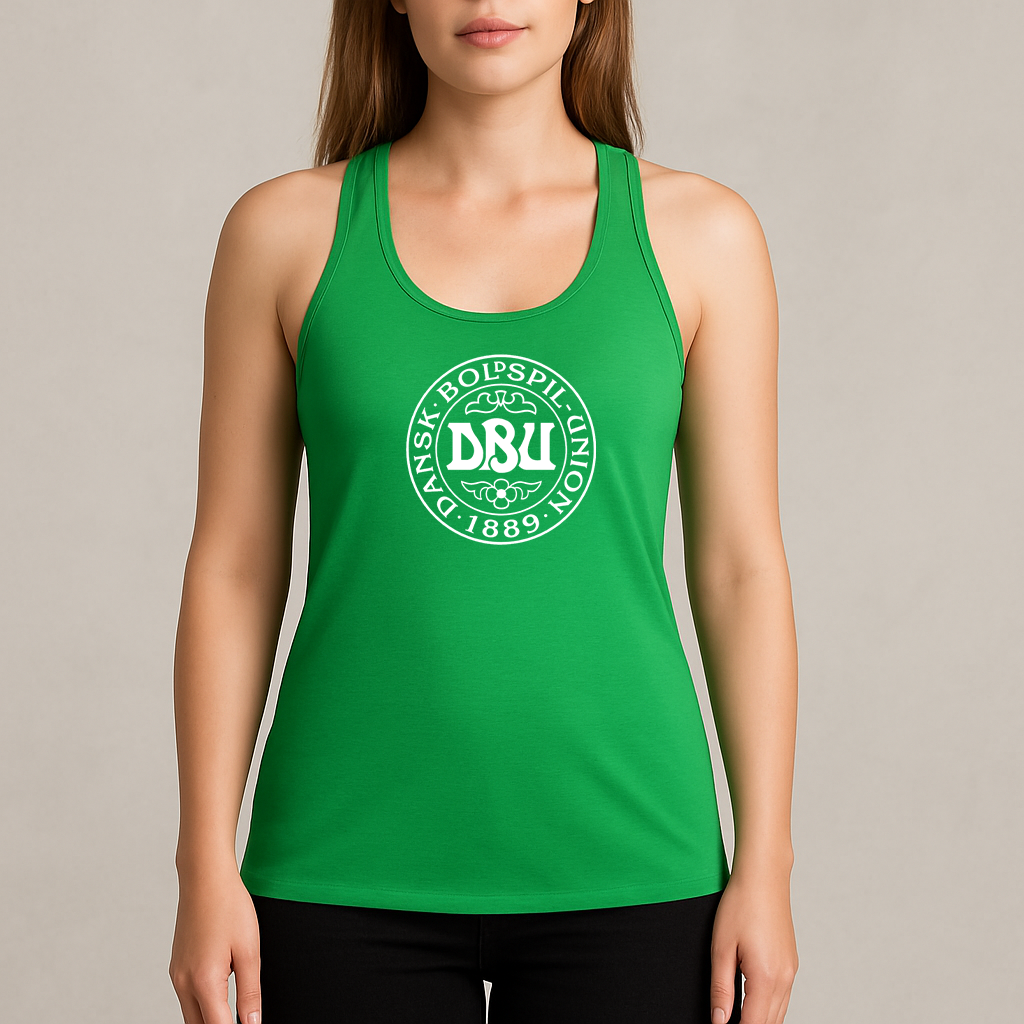 Women's Denmark Soccer Racerback Tank Top