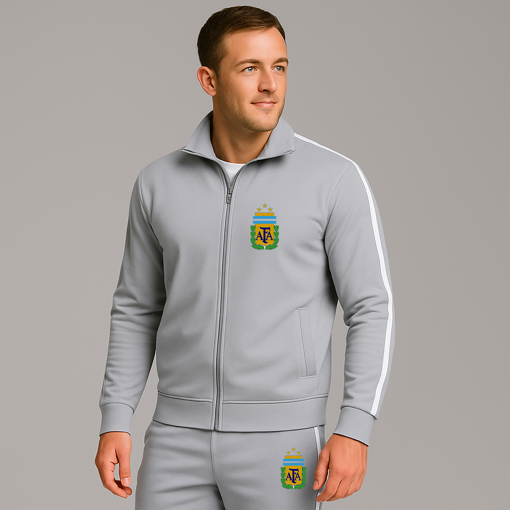 Men's Argentina National Soccer Team Logo Dri-Fit TrackSuit