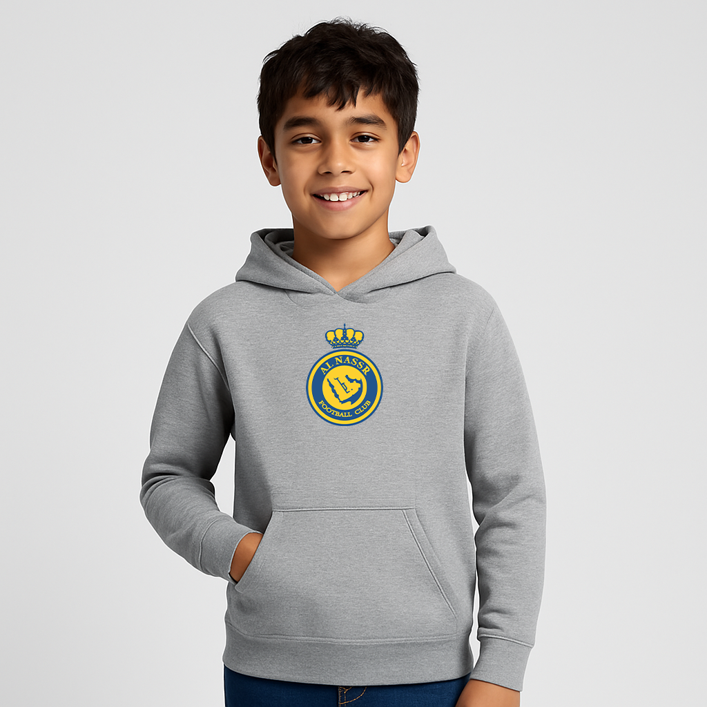 Youth Kids Al Nassr FC Pullover Hoodie