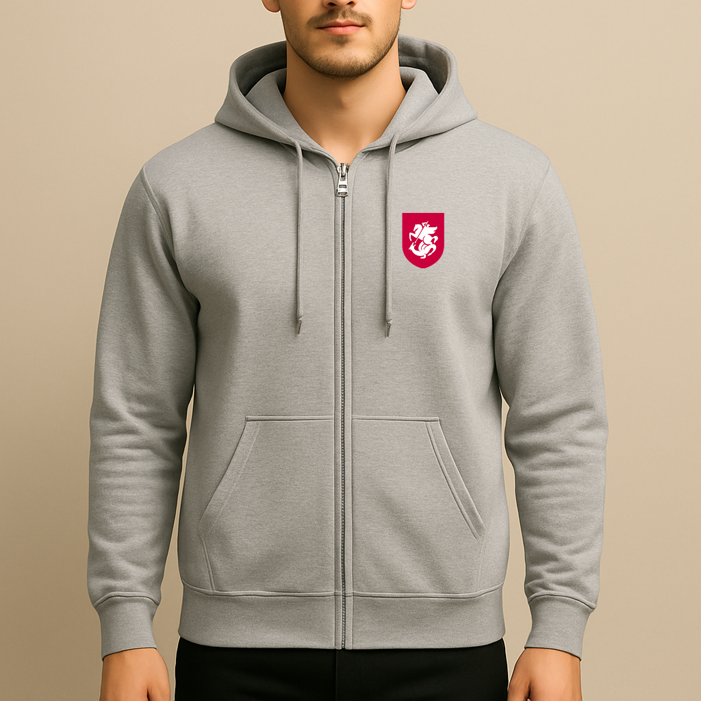 Men's Georgia National Soccer Team Zipper Hoodie