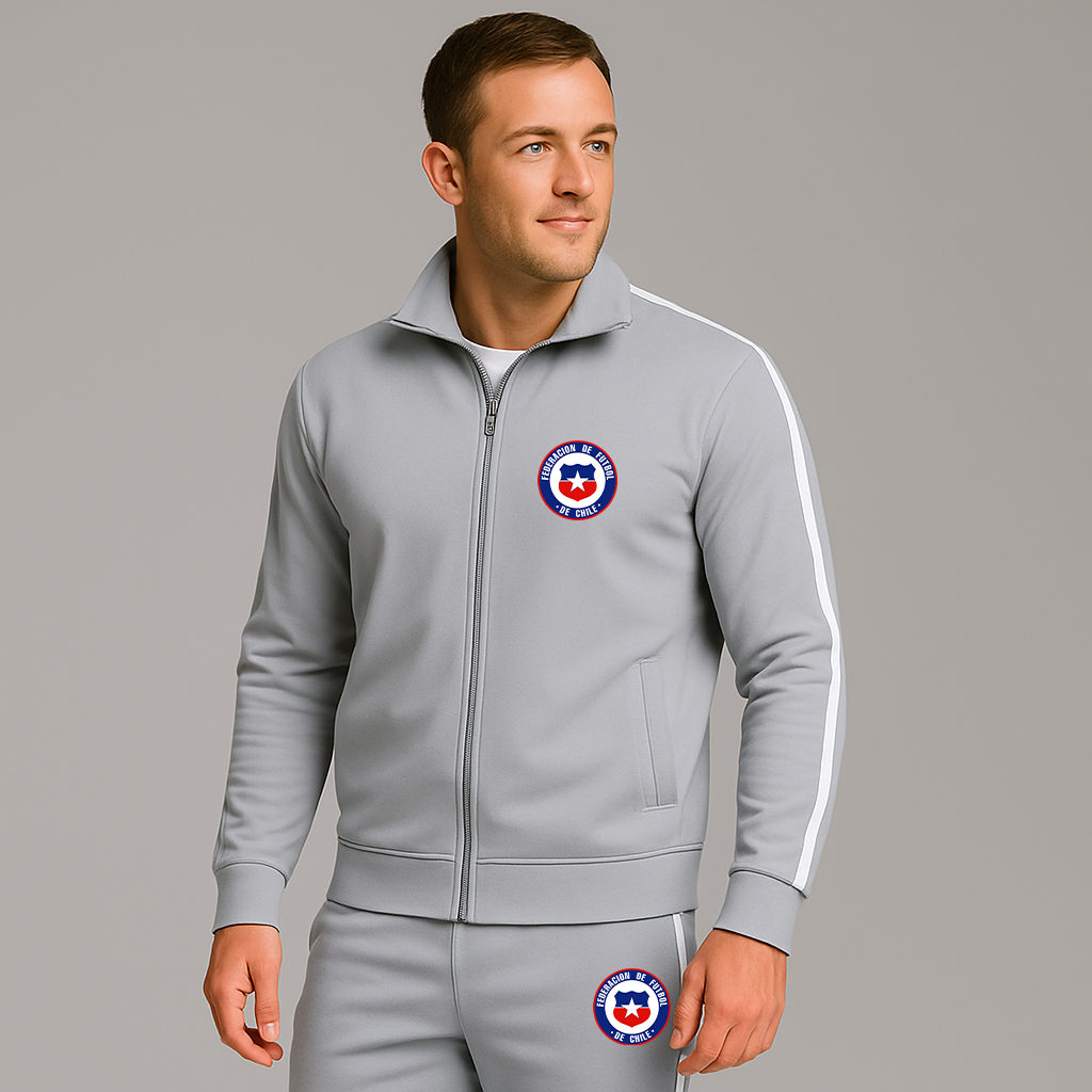 Men's Chile National Soccer Team Dri-Fit TrackSuit