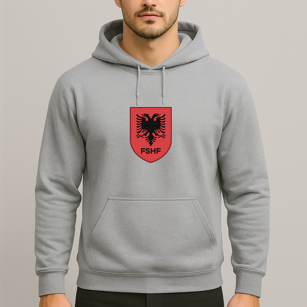Men's Albania National Soccer Team Pullover Hoodie