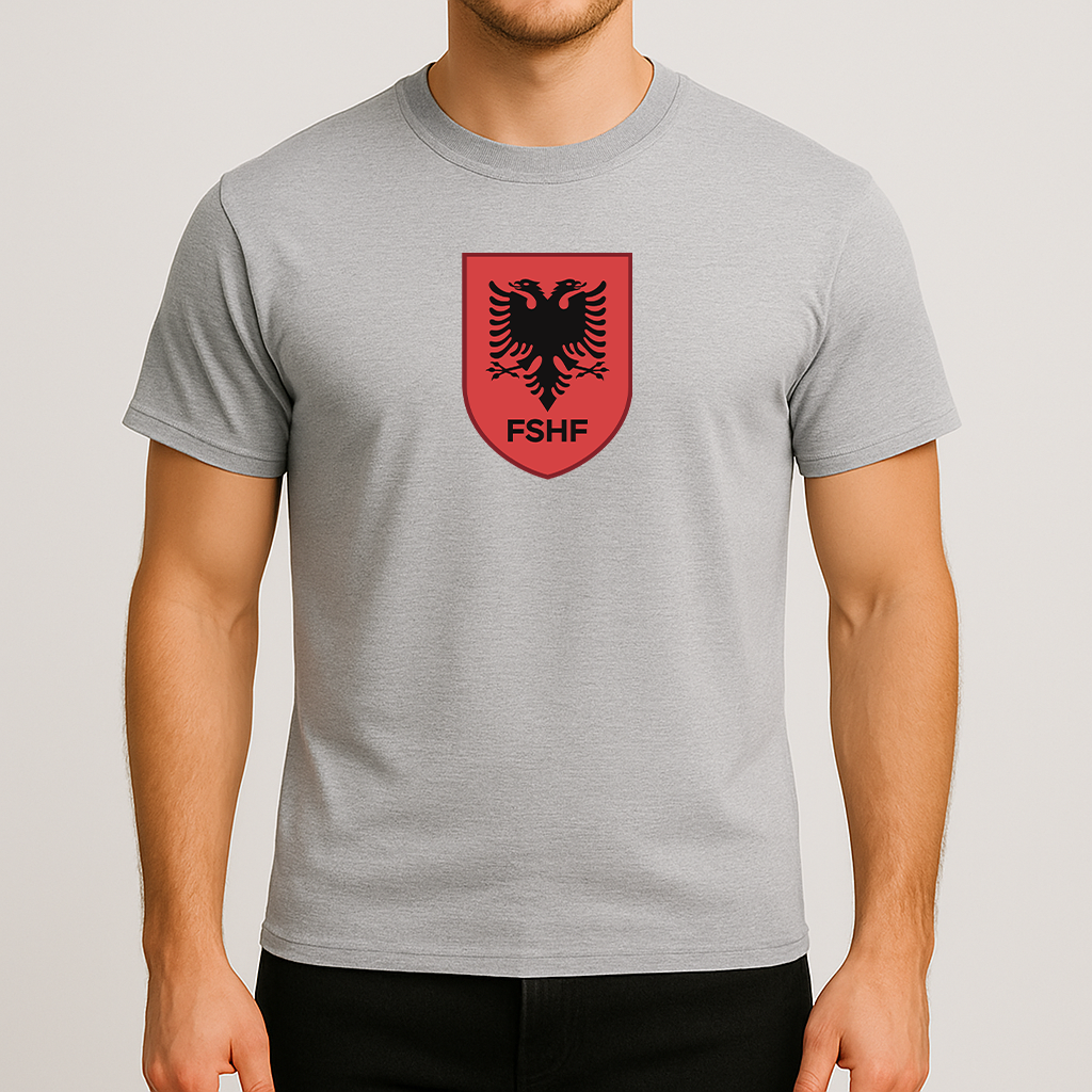 Men's Albania National Soccer Team Cotton T-Shirt