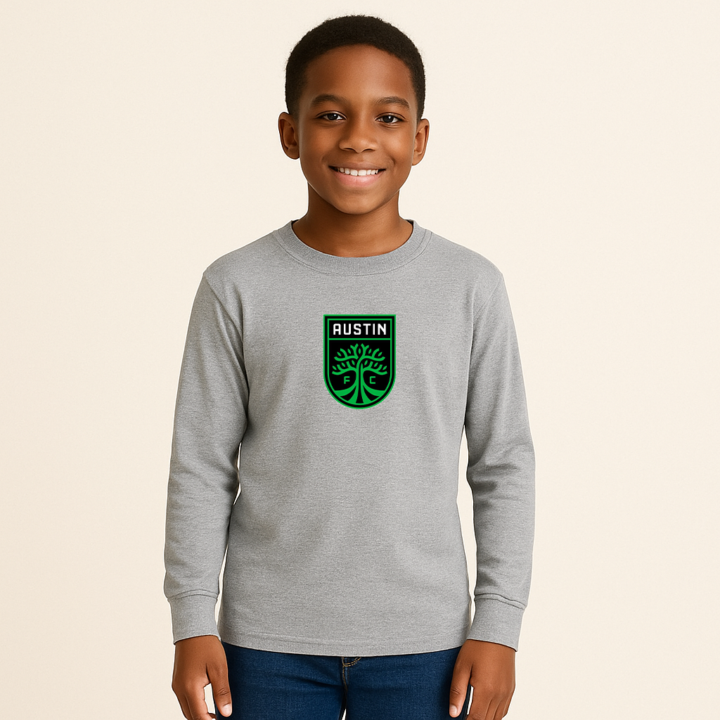 Youth Kids Austin FC Long Sleeve T-Shirt
