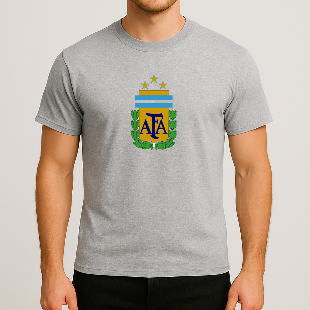 Men's Argentina National Soccer Team Cotton T-Shirt