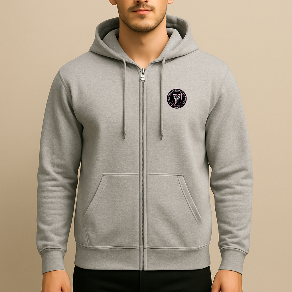 Men's Inter Miami FC Zipper Hoodie