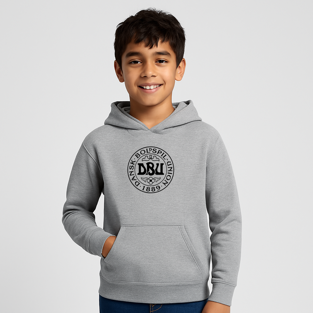 Youth Kids Denmark Soccer Pullover Hoodie