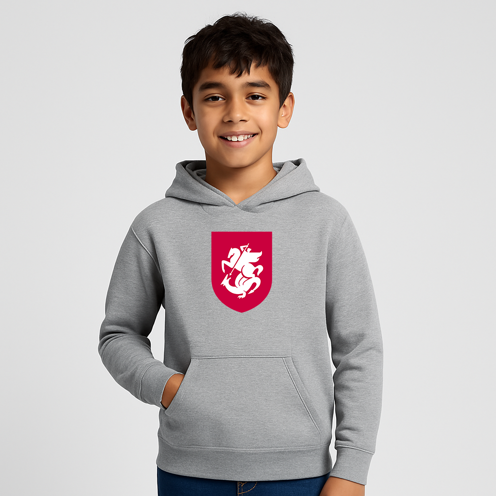 Youth Kids Georgia National Soccer Team Pullover Hoodie