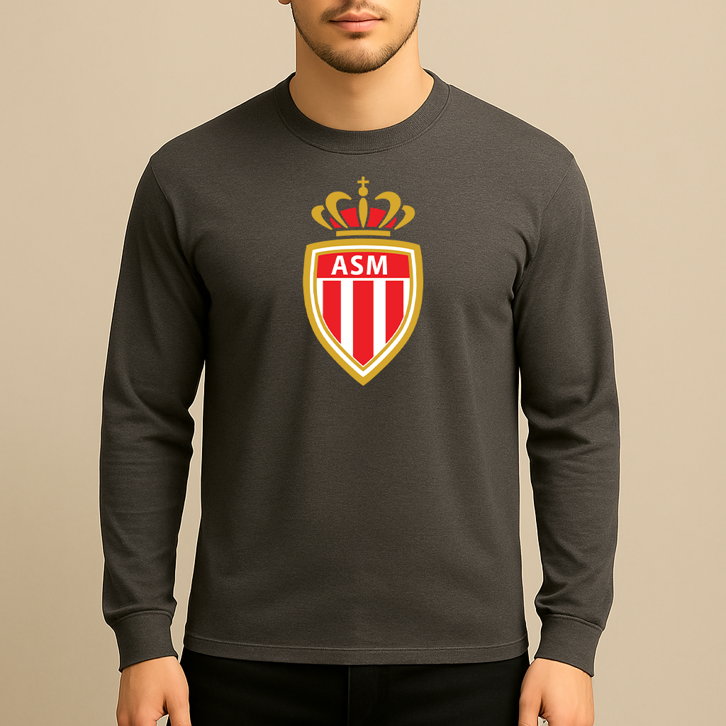 Men's AS Monaco FC Long Sleeve T-Shirt