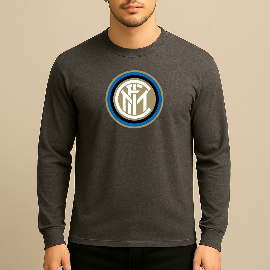 Men's Inter Milan Soccer Long Sleeve T-Shirt