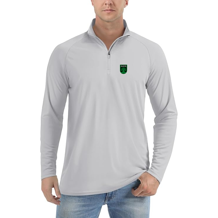 Men’s Austin FC - Lightweight Quarter-Zip Athletic Shirt – Long Sleeve Performance Wear